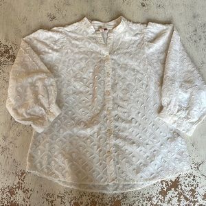 Anthropologie Pilcro Raglan Sleeve Blouse